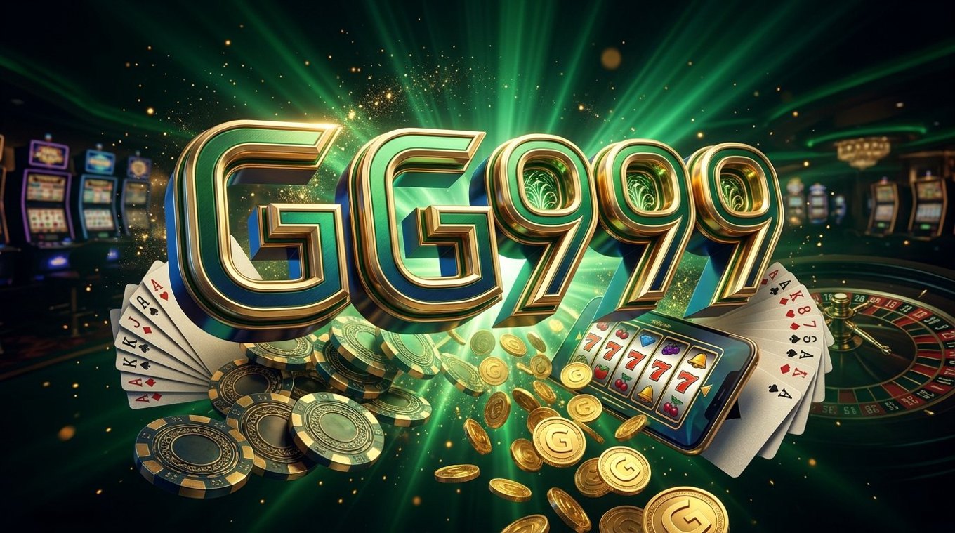 Tampilan halaman utama GG999 dengan penawaran hadiah pendaftaran pemain baru
